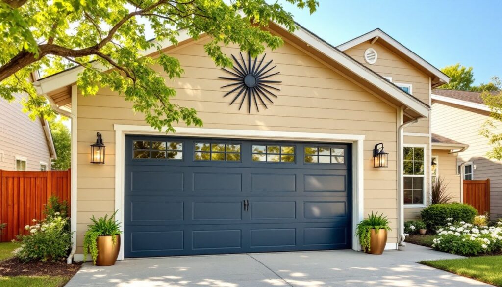 outdoor wall decor front of house