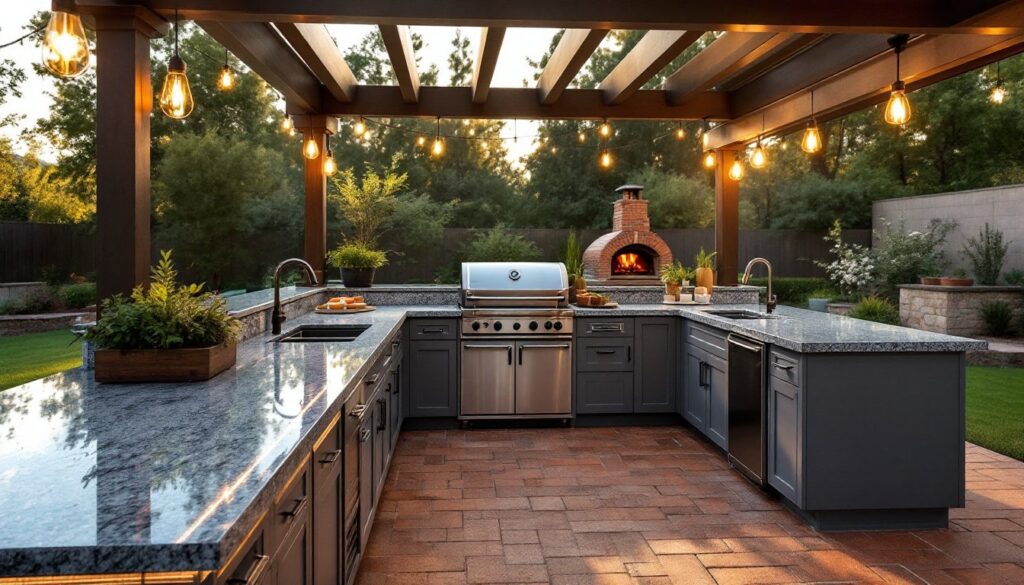 how to design an outdoor kitchen