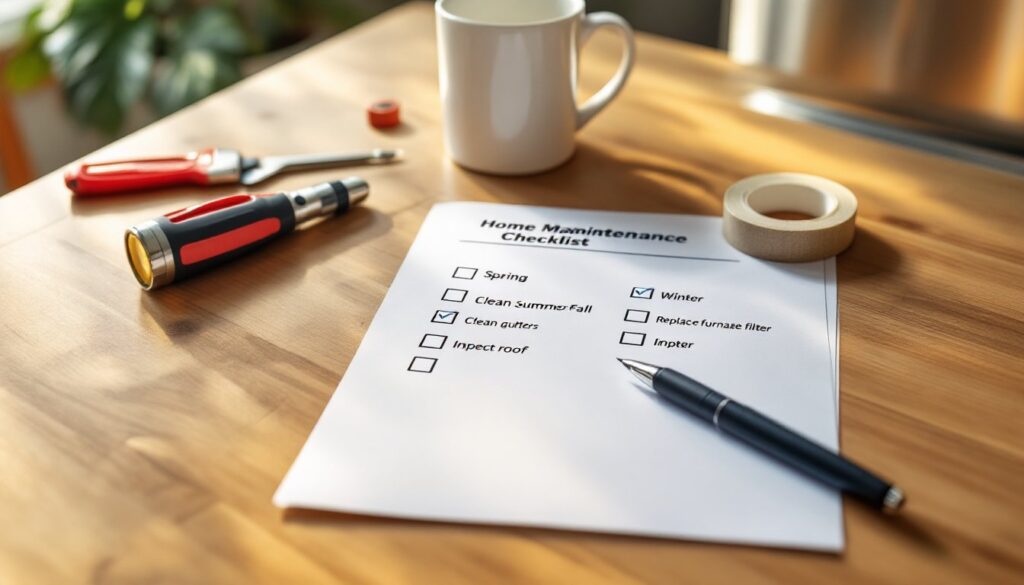 home maintenance checklist pdf
