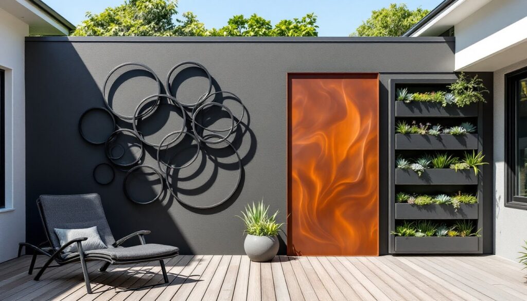 modern outdoor wall decor